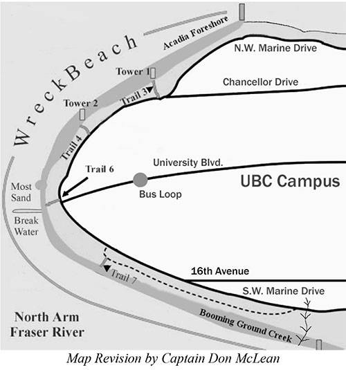 Wreck Beach Map